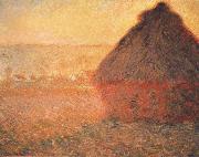 Claude Monet Meule,Soleil coucbant oil painting artist